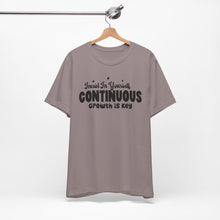 Load image into Gallery viewer, Motivational Short Sleeve Tee - Invest In Yourself, Continuous Growth Is Key