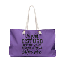 Load image into Gallery viewer, Weekender Bag - Do Not Disturb