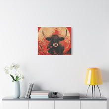 Load image into Gallery viewer, Lunar Year of the Ox - Stretched Matte Print for Home Decor