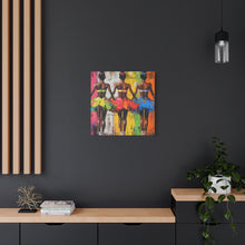 Load image into Gallery viewer, Vibrant Ballet Canvas Art, Colorful Wall Decor for Dance Lovers, Stylish Home Decor, Gift for Dancers, Ballerina Art Piece