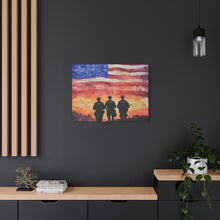 Load image into Gallery viewer, Inspirational Police Wall Art Canvas - Support Our Heroes