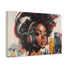 Load image into Gallery viewer, Urban Vibe Matte Canvas Print - Stylish Artwork for Music Lovers