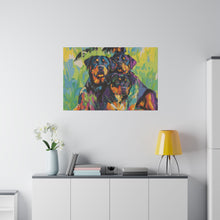 Load image into Gallery viewer, Rottweilers Canvas Art