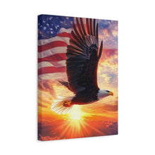 Load image into Gallery viewer, Patriotic Eagle Canvas Wall Art