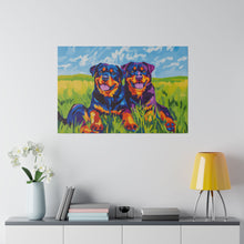 Load image into Gallery viewer, Rottweiler Canvas Art