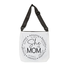 Load image into Gallery viewer, Adjustable Tote Bag (AOP) - She is