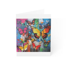 Load image into Gallery viewer, Colorful Butterfly Greeting Cards - Set of 1, 10, 30, or 50pcs for All Occasions