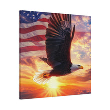 Load image into Gallery viewer, Patriotic Eagle Canvas Wall Art