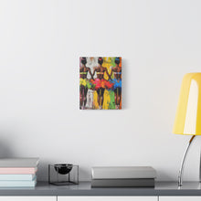 Load image into Gallery viewer, Vibrant Ballet Canvas Art, Colorful Wall Decor for Dance Lovers, Stylish Home Decor, Gift for Dancers, Ballerina Art Piece