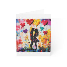 Load image into Gallery viewer, Colorful Love Greeting Cards - Set of 10, 30, or 50 - Perfect for Valentine's Day or Anniversaries