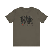 Load image into Gallery viewer, I ❤️ Live Dancing Unisex Jersey Tee – Perfect for Dance Lovers