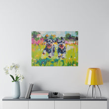 Load image into Gallery viewer, Playful Schnauzer Dogs Canvas Art