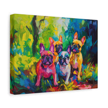 Load image into Gallery viewer, French Bulldog Canvas Art
