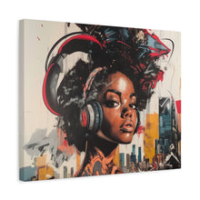 Load image into Gallery viewer, Urban Vibe Matte Canvas Print - Stylish Artwork for Music Lovers