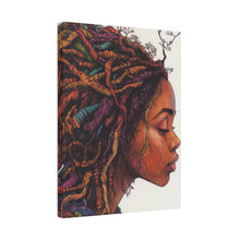 Load image into Gallery viewer, Grounded Woman of Color Matte Canvas, Stretched, 0.75"
