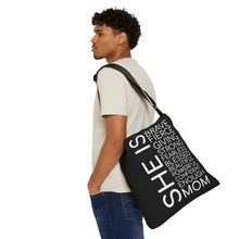 Load image into Gallery viewer, Adjustable Tote Bag (AOP) - She is