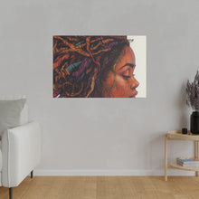 Load image into Gallery viewer, Grounded Woman of Color Matte Canvas, Stretched, 0.75"