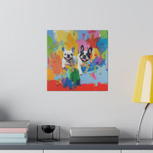 Load image into Gallery viewer, French Bulldog Canvas Art Print