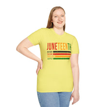 Load image into Gallery viewer, Unisex Softstyle T-Shirt - Juneteenth