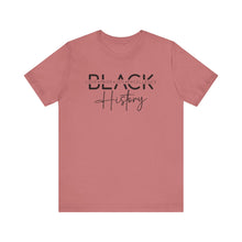 Load image into Gallery viewer, Empowering Black History Unisex Tee - Love, Pride, Joy, Excellence