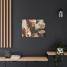 Load image into Gallery viewer, Artistic Piano Canvas, Wall Art, Music Lover Gift, Home Decor, Jazz Wall Art, Unique Artwork