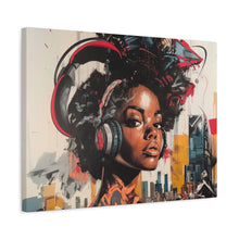 Load image into Gallery viewer, Urban Vibe Matte Canvas Print - Stylish Artwork for Music Lovers