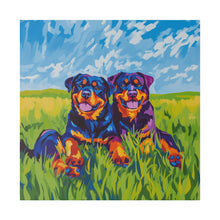 Load image into Gallery viewer, Rottweiler Canvas Art
