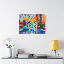 Load image into Gallery viewer, Husky Canvas Art