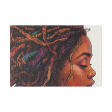 Load image into Gallery viewer, Grounded Woman of Color Matte Canvas, Stretched, 0.75"