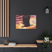 Load image into Gallery viewer, Patriotic Eagle Canvas Wall Art
