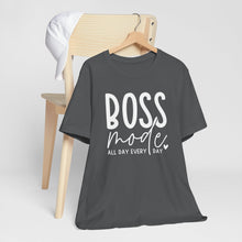 Load image into Gallery viewer, Boss Mode Unisex Jersey Tee - Motivational Short Sleeve Shirt for Entrepreneurs