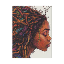 Load image into Gallery viewer, Grounded Woman of Color Matte Canvas, Stretched, 0.75"