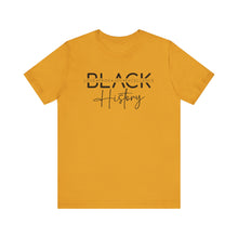 Load image into Gallery viewer, Empowering Black History Unisex Tee - Love, Pride, Joy, Excellence