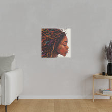 Load image into Gallery viewer, Grounded Woman of Color Matte Canvas, Stretched, 0.75"
