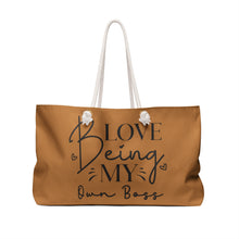 Load image into Gallery viewer, Weekender Bag -- Boss