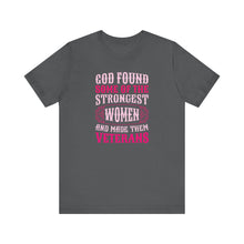 Load image into Gallery viewer, Strong Women Veterans Tee - Unisex Jersey Short Sleeve Shirt