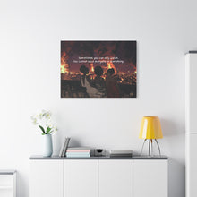 Load image into Gallery viewer, Inspirational Wall Art Canvas - "Sometimes You Can Only Watch" - Empowering Home Decor