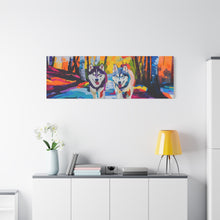 Load image into Gallery viewer, Husky Canvas Art