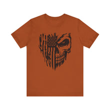 Load image into Gallery viewer, Rebellion Skull USA Graphic Tee - Unisex Short Sleeve