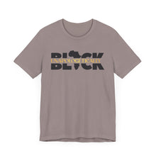 Load image into Gallery viewer, Unapologetically BLACK Unisex Jersey Tee - Bold Statement Shirt for Empowerment