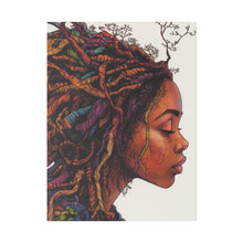 Load image into Gallery viewer, Grounded Woman of Color Matte Canvas, Stretched, 0.75"