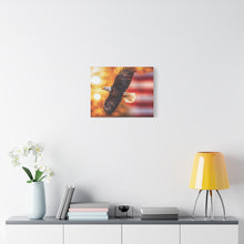 Load image into Gallery viewer, Eagle in Flight Canvas Art - 12x12 Stretched Wall Decor