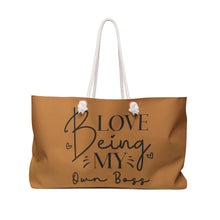 Load image into Gallery viewer, Weekender Bag -- Boss