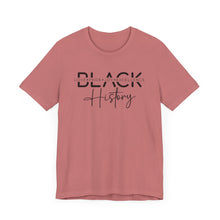 Load image into Gallery viewer, Empowering Black History Unisex Tee - Love, Pride, Joy, Excellence