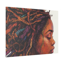 Load image into Gallery viewer, Grounded Woman of Color Matte Canvas, Stretched, 0.75"