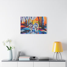 Load image into Gallery viewer, Husky Canvas Art