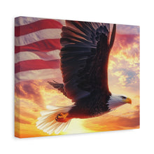 Load image into Gallery viewer, Patriotic Eagle Canvas Wall Art