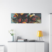 Load image into Gallery viewer, Vibrant Afrocentric Matte Canvas Art - Inspirational Wall Decor