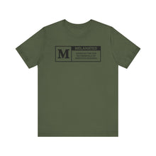 Load image into Gallery viewer, Unisex Jersey Tee - "Melanated" Graphic Short Sleeve Shirt