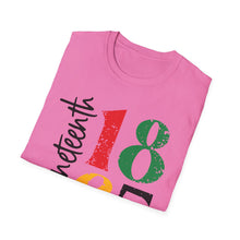 Load image into Gallery viewer, Unisex Softstyle T-Shirt - Juneteenth 1865